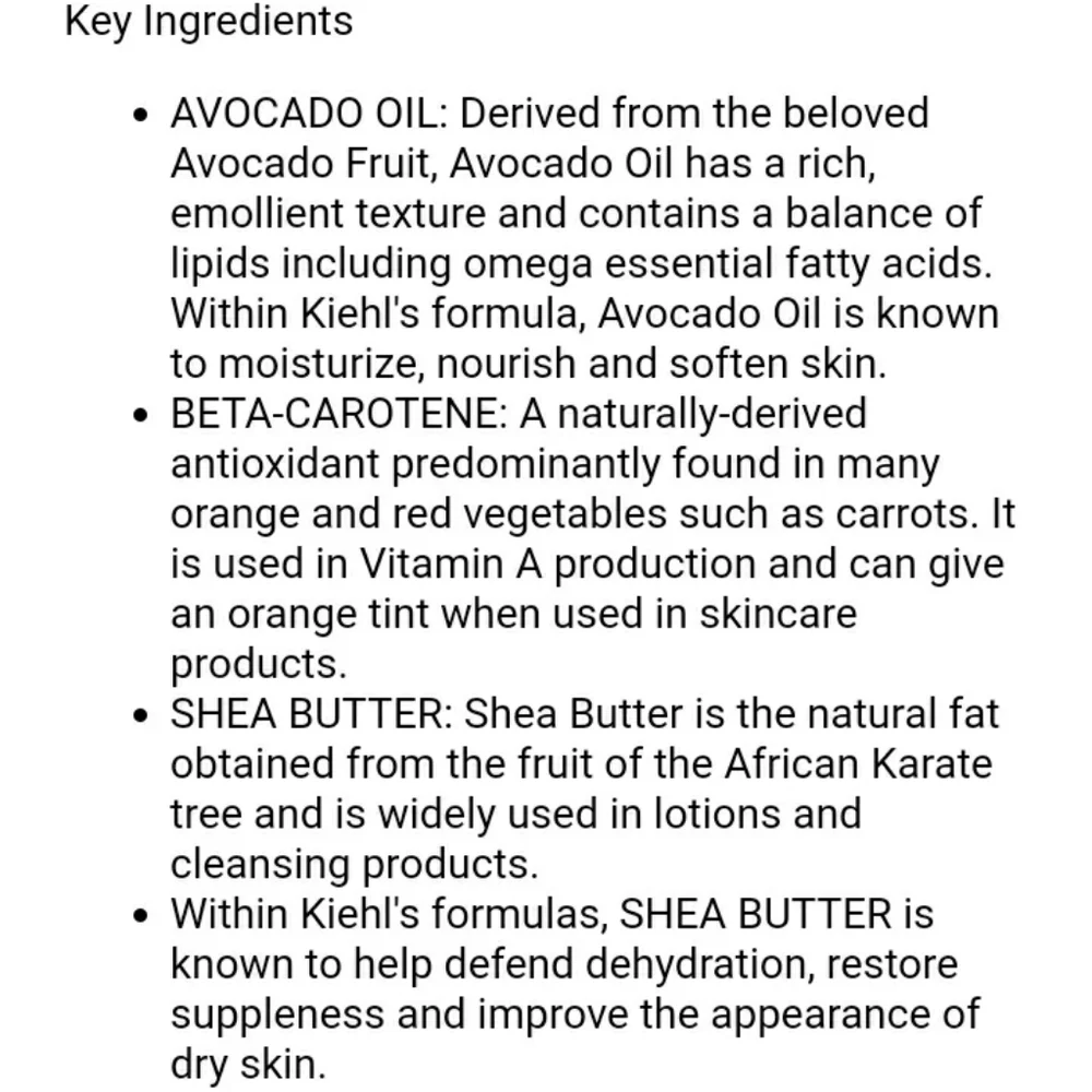 TRAVEL KIEHL'S CREAMY EYE TREATMENT WITH AVACADO.